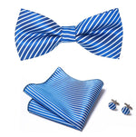 Blue and white bow tie nz