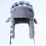 Blue and white ushanka nz