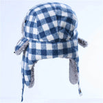 Blue and white ushanka nz