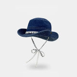 Blue bucket hat Dark blue nz