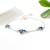 Blue butterfly bracelet nz
