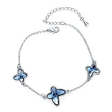 Blue butterfly bracelet nz