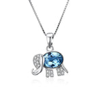 Blue elephant pendant nz