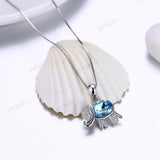 Blue elephant pendant nz