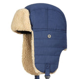Blue faux fur Russian hat nz