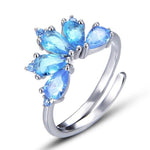 Blue flower ring nz