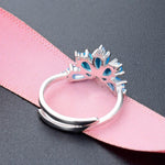 Blue flower ring nz