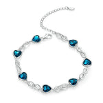 Blue heart bracelet Type nz