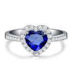 Blue heart ring nz