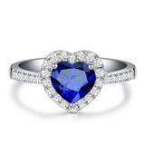 Blue heart ring nz
