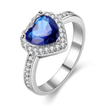 Blue heart ring nz