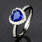 Blue heart ring nz
