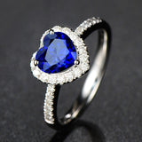 Blue heart ring nz