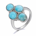 Blue larimar meditation ring nz