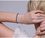 Blue pearl cross bracelet nz