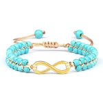 Blue pearl infinity bracelet nz