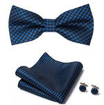 Blue polka dot bow tie nz