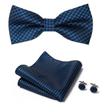 Blue polka dot bow tie nz