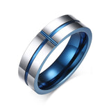 Blue religious ring 54 mm / nz