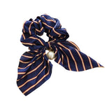 Blue striped hair tie nz