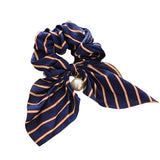 Blue striped hair tie nz