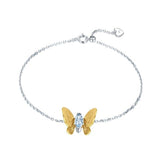 Blue topaz butterfly bracelet nz
