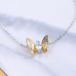 Blue topaz butterfly bracelet nz