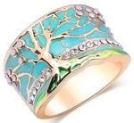 Blue Tree of Life Ring 51.8 mm nz