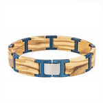 Blue wooden bracelet nz