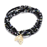 Bohemian black tree of life bracelet nz