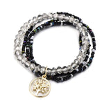 Bohemian black tree of life bracelet nz