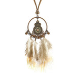 Boho Dreamcatcher Necklace nz