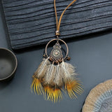 Boho Dreamcatcher Necklace nz