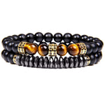 Boho Onyx Bracelet Gold / 17 cm nz