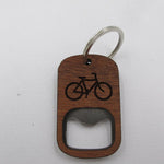 Bottle opener keyring for nature Bicycle nz
