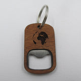 Bottle opener keyring for nature Globe nz