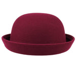 Bowler hat women Dark red nz