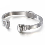 Boxing gloves bangle Silver nz