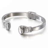 Boxing gloves bangle Silver nz