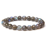 Bracelet with a labradorite stone Grey / 17CM nz