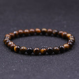 Bracelet with Tiger Eye beads 6mm nz