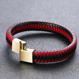 Braided leather bracelet nz