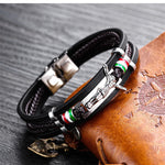 Braided leather religious bracelet nz