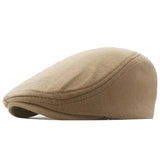 British style beret Beige tumman nz