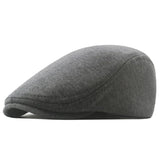 British style beret Dark grey nz