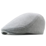 British style beret Light grey nz