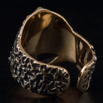 Bronze Spartan Helmet Ring nz