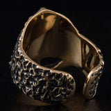 Bronze Spartan Helmet Ring nz