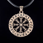 Bronze Vegvisir Pendant nz