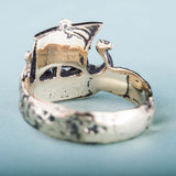 Bronze viking ring 5 (49.32 mm) nz